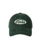 Imiseu Rubber Patch Corduroy Ball Cap-Green