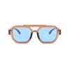 Vintage Men Double Bridges Eyewear Polygon Square Women Sunglasses Fashion Luxury Designer Eyewear Men Sun Glasses Uv400