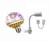 LED Rotating Magic Ball Light Bulb E27, Multi-Color Stage & KTV Light with Laser Flashing Effects.
