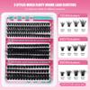 Diy Single Cluster Of Hair Large Capacity 70D + 80D + 90D Curled And Dense Mixed False Eyelashes