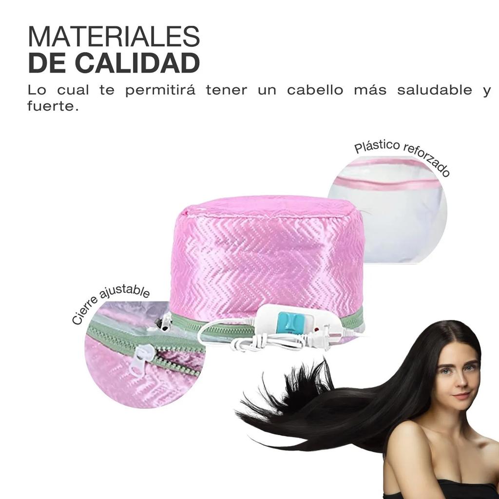 Hair Thermal Treatment Cap 3 Gears Temperature Portable Deep Conditioning Electric Hot Treatment Cap