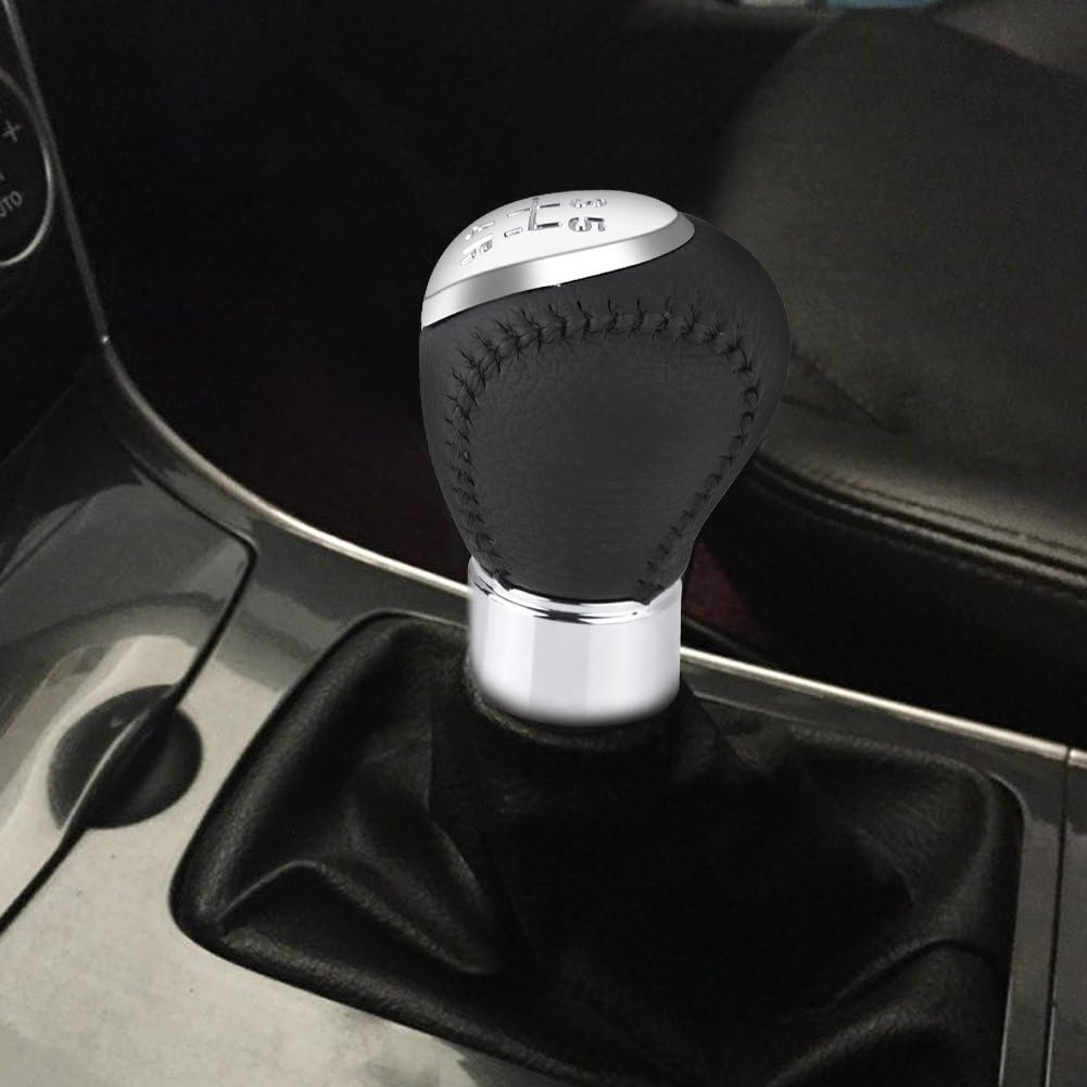 Keenso Manual 5 Speed Shift Knob, Car Auto Gear Shifter Knob Stick Head Lever for Mazda 3 5 6 323 626 RX8 Black