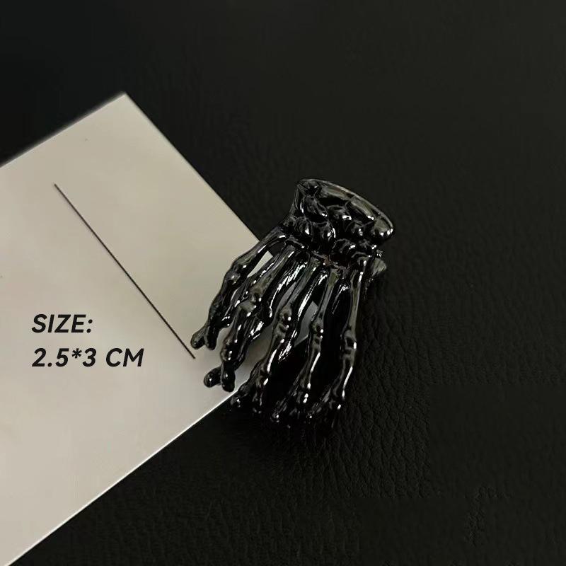 

Gothic Skull Claw Hair Clip - Halloween Updo Accessory Individual Packaging (OPP Bag)