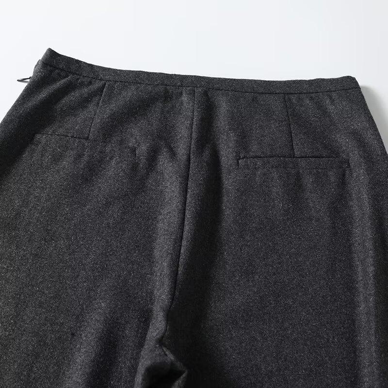 Dámské jarní volné kalhoty s širokými nohavicemi pro dojíždění do práce 2025