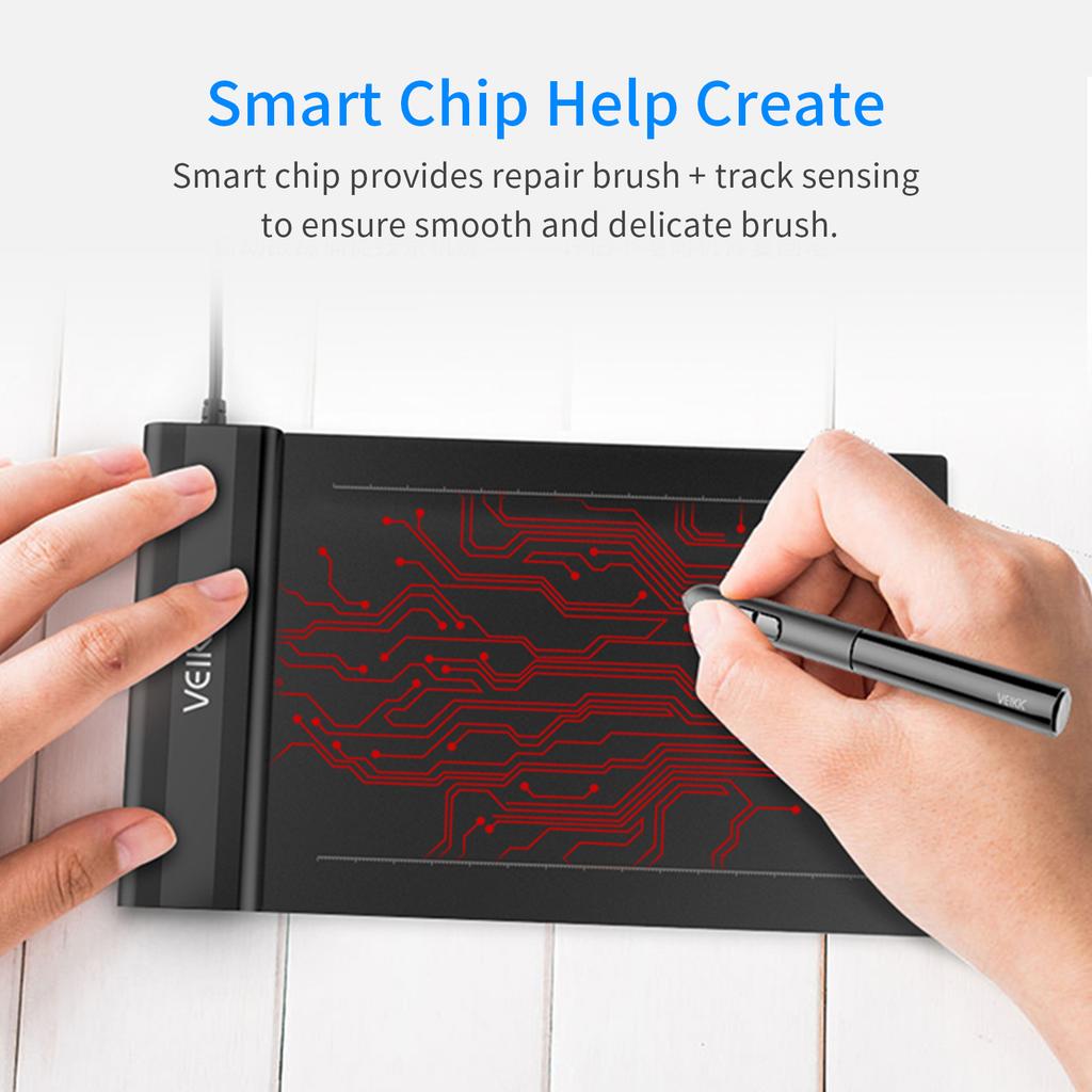 Graphics Dra G Tablet 6 X 4 Inch Active Area 8192  S Pressure Art Graphics Tablet with   8 Pen Nibs for Painting Designing