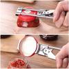 Apribottiglie in Acciaio Inossidabile Portatile Manuale Rimuovi Tappi Multifunzione Apriscatole Utensile Gadget per Barattoli Contenitori Accessorio Cucina