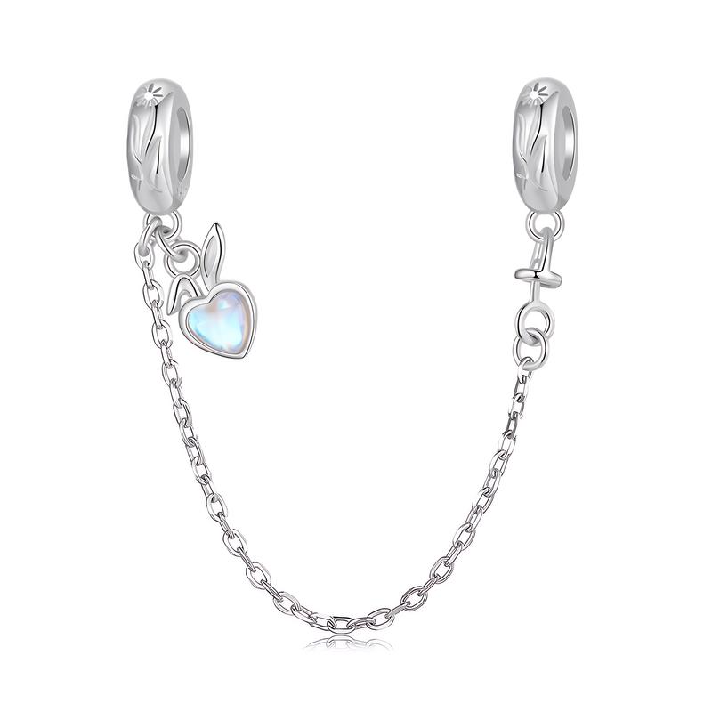 Charms Do Pandora Łańcuszek Zabezpieczający Charms Serce Srebro 925 Charmsy Trusky