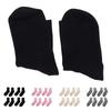 4 Pairs Gel Socks Reusable Moisturizing Socks Soft Solid Color Elastic Casual Gel Lining Socks for S