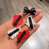 Christmas Pigtail Hair Clips for Kids - Cute Holiday Duckbill Hairpins for Girls
