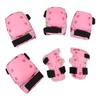 Kids Protective Gear Set Adjustable Kids Knee Elbow Pads Wrist Guards with Drawstring Bag for
