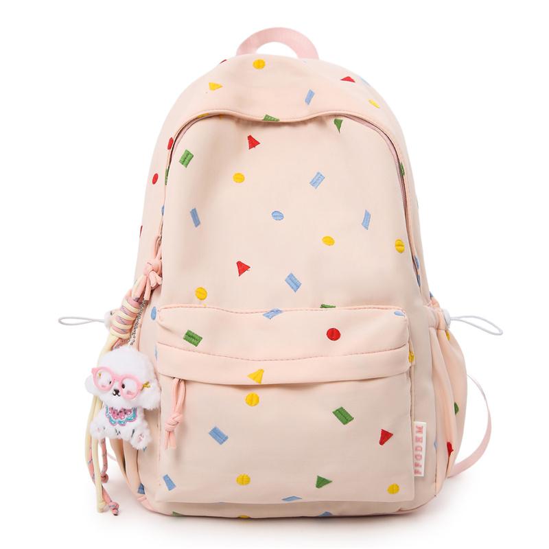 Star Print Large Capacity Backpack Commuter Lightweight Backpack