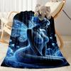Gothic Style Blanket Soft Warm Cozy Suitable for Office Chair Bedding Chair for All Occasions Modern Gift for Travel Home Birthdays