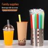 Individually Wrapped Hardened Thick Bubble Tea Straws
