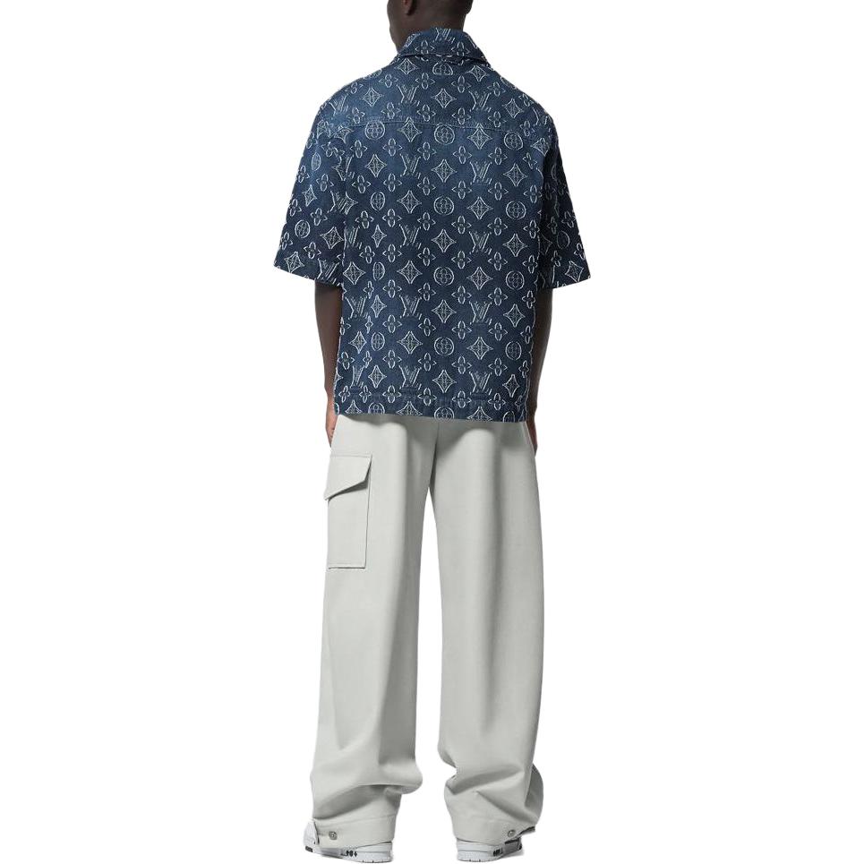 Louis Vuitton FW23 Shirt Men's Blue 1ABXXJ