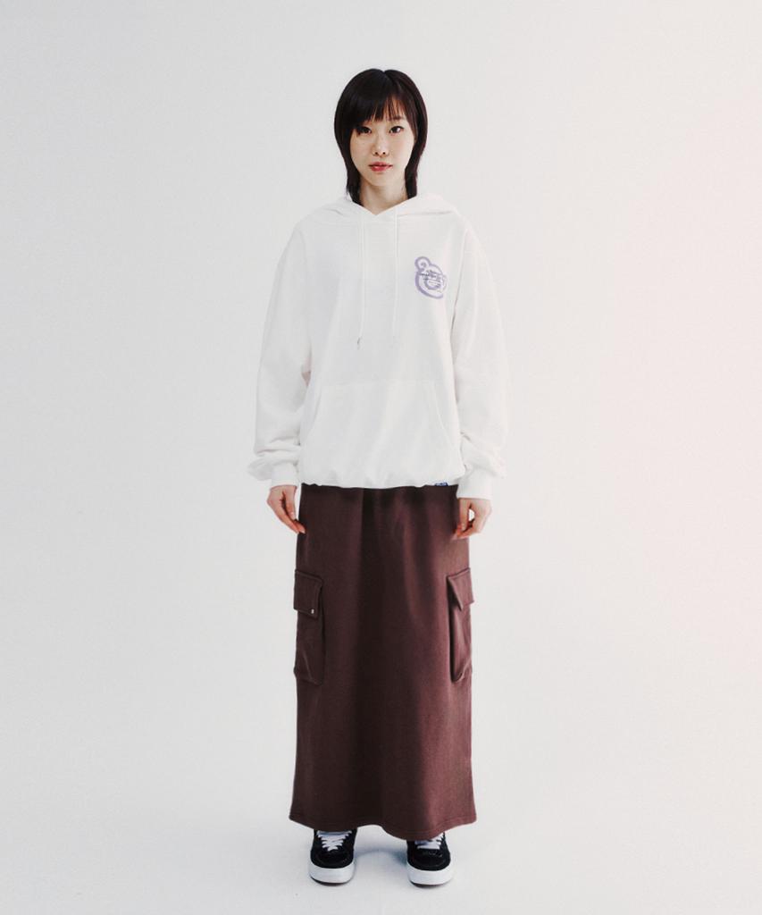 East Coast Maxi Cargo Sweat Skirt_Brown(Ik2Effpa02A)