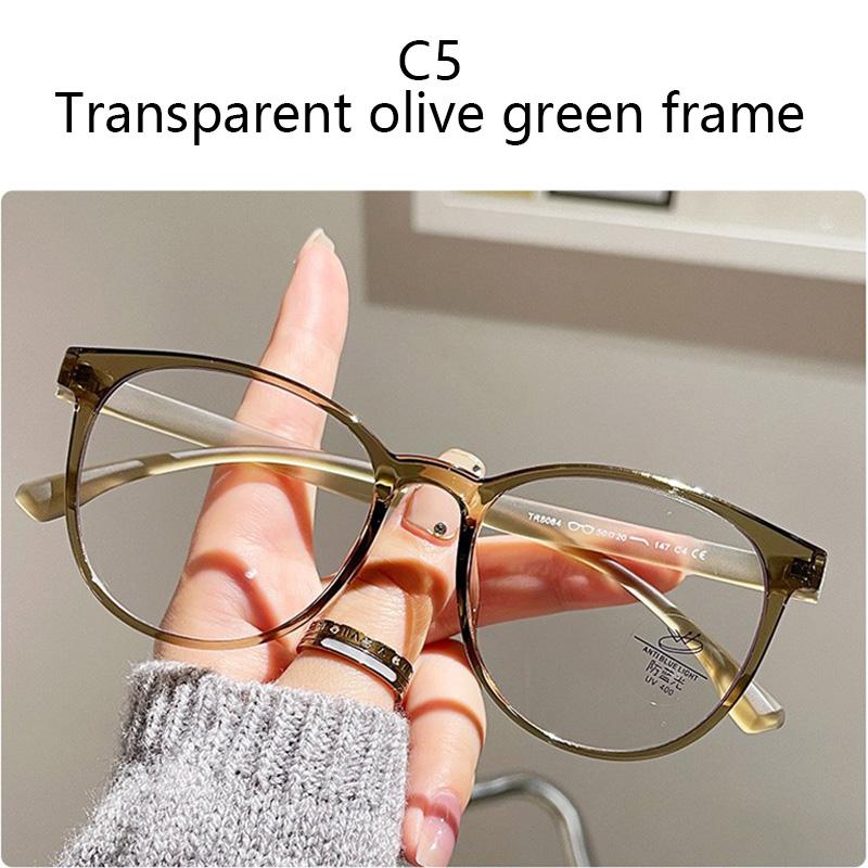 Men Women Computer Goggles Anti Blue Rays Radiation Blocking Glasses Anti-Uv Flat Mirror Eyeglasses Metal Blue Light Glasses