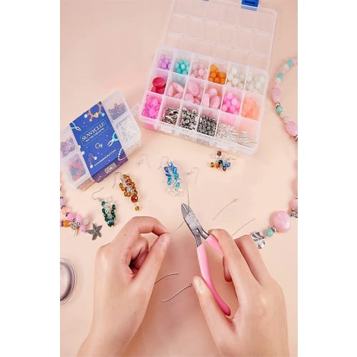 YFFSFDC 5-Piece Craft Pliers Set, Handmade Tools, Resin Accessories, DIY Craft Tools, Multi-functional, Waterproof, Durable High Carbon Steel Tip, Lig