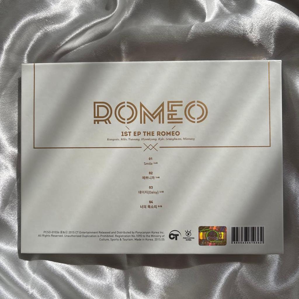 [USED] ROMEO 1ST EP THE ROMEO Signed