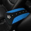 1 Car Armrest Pad with Artificial Diamond Blingbling Metal Crown Artificial Sheepskin Embroidered Waterproof Comfort Car Supplie