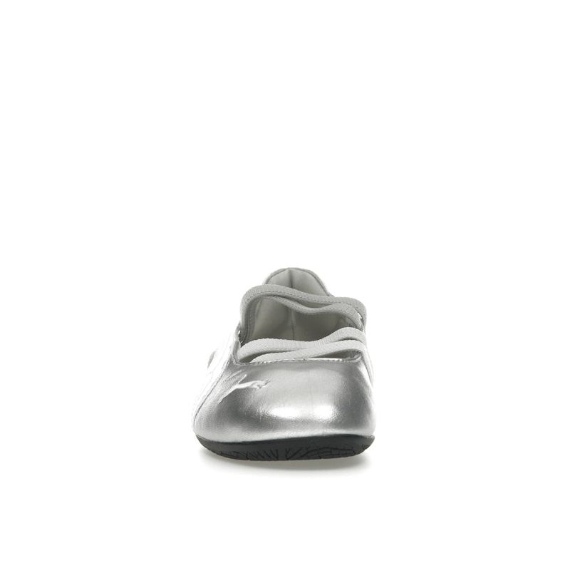 PUMA Speedcat Ballet Metallic Women's Silver White Low Top Lifestyle Sneakers 401581-01