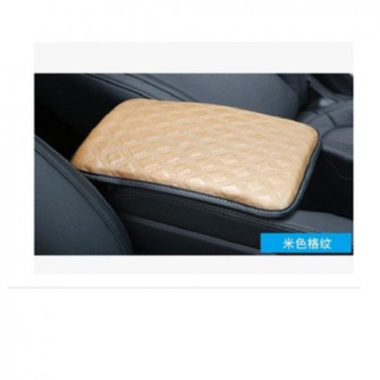Car Leather Armrest Pad Cover Center Console Box Leather Cushion Armrests Pads