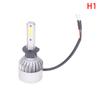 1Pc Car Bright H4 H7 H1 H3 Led Front Fogs Lights Lamps Beads 8000Lm Cob Chips With Cooling Fan Longer Lifespan