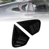 2 Pcs Rear Side Window Louver   Side Window Louvers Shutter Panel Trim for X6 E71 E72 2008 To 2014