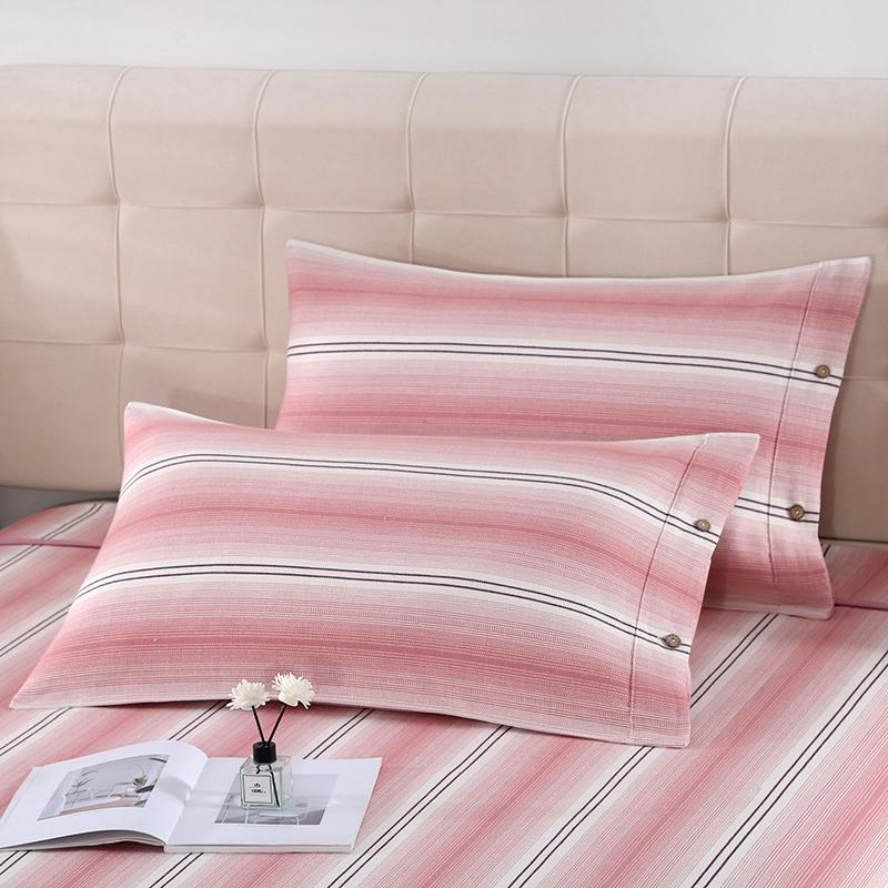 Pair of Thickened Pure Cotton Pillowcases, 48cm X 74cm - 2024 New Style