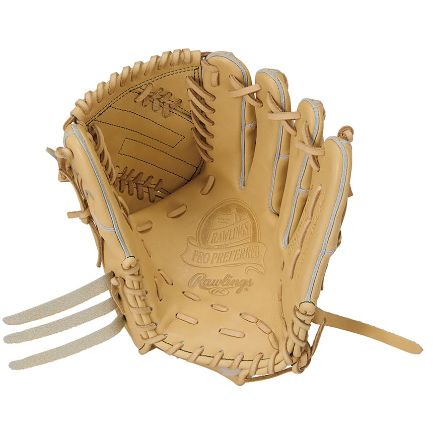 Rawlings PRO PREFERRED Wizard Baseball Throw #02 Glove, Hardball, GH5FPW2A15MG, Pitcher's Glove, Camel, 11.75 Inches, Right-Handed