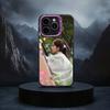 Chinese actress lusi Rosy Zhao Phone Case For iPhone17,16,15,14,13,12,11 Plus,Pro Max Black Candy silver phone case