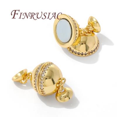 18K Gold Plated Magnetic Clasps For Bracelets,Jewelry Clasps Connectors,Necklace Clasps,Supplies For Jewelry DIY Accessories