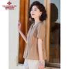 Yuzhaolin Mid-Aged Women's Summer Short Sleeve Set