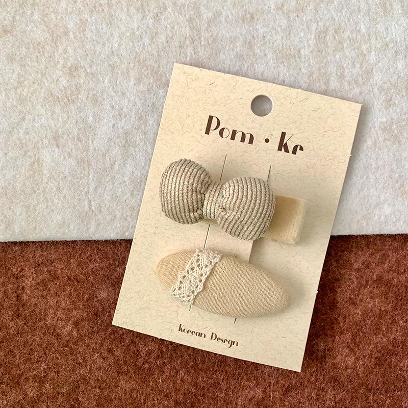 Polka Dot Blue Bow Hair Clip - Versatile Korean Style Baby Accessory