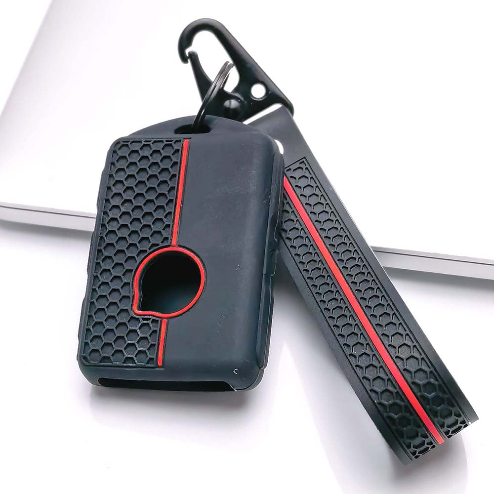 Key Cover Keychain for Volvo EX30 EX90 XC90 XC60 S90 V90 S60 V60 XC40 Card Soft Silicone Protective Cover Anti-Scratch Guard Shockproof