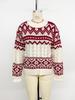 Vintage Jacquard Pullover Women's Christmas Sweater