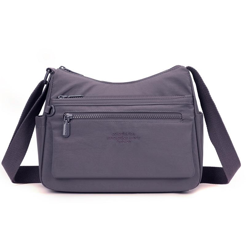 New Large-capacity Messenger Bag Multi-layer Shoulder Bag Mother Satchel Women's Lightweight Waterproof Cloth Bag