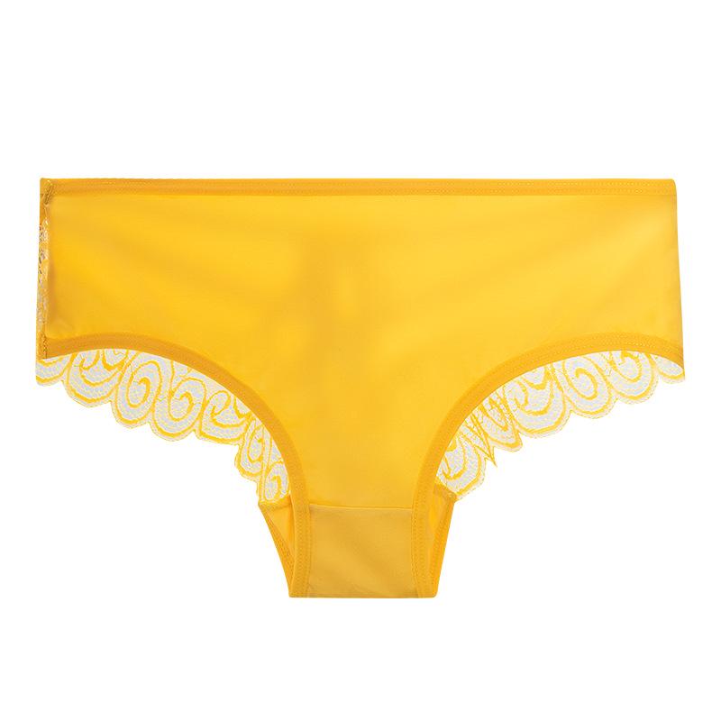 Lace Butterfly Low-Rise Panties - Breathable Ice Silk