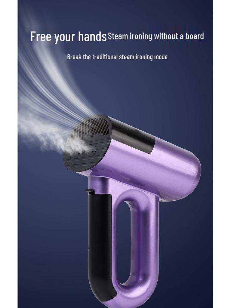 Portable Handheld Garment Steamer with Large Capacity - Ideal for Travel and Home Use