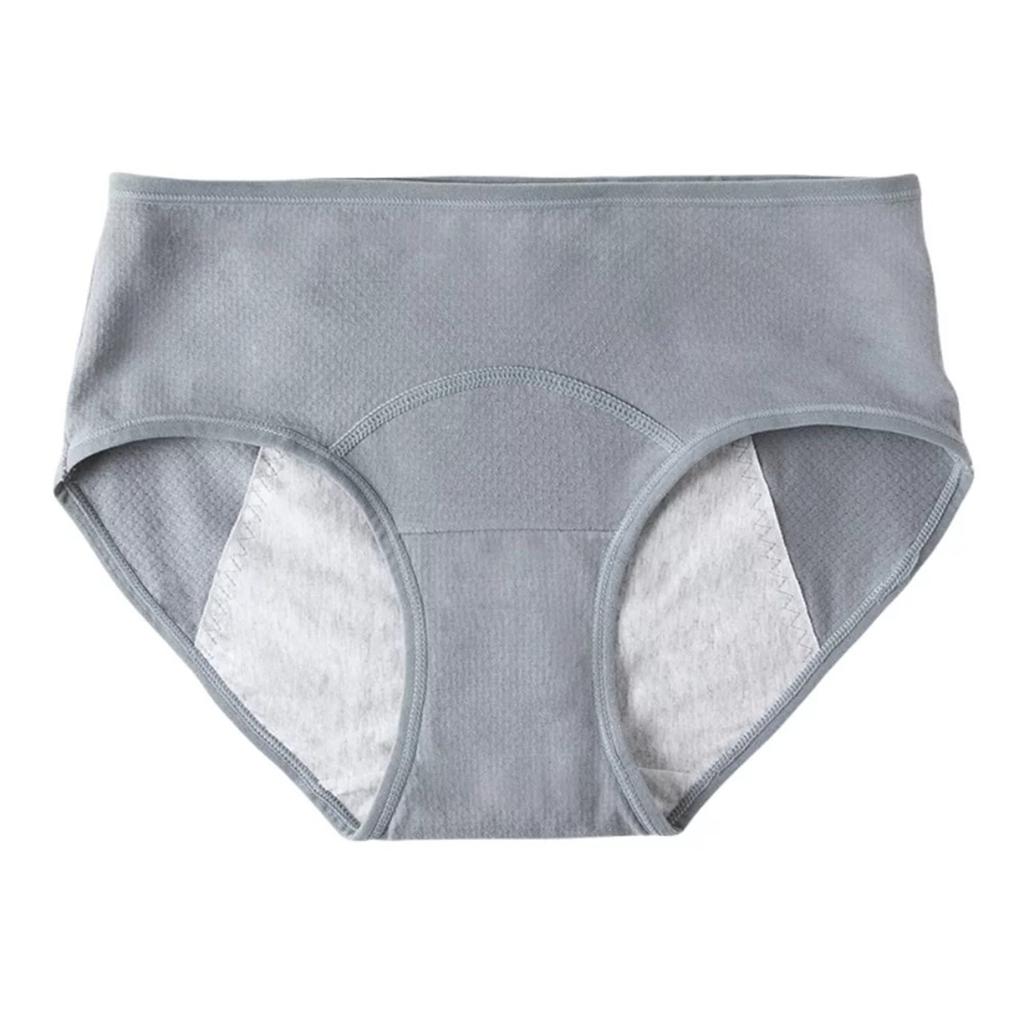 Women's Cotton Leakproof Period Panties Middle Waist Comfortable Underwear