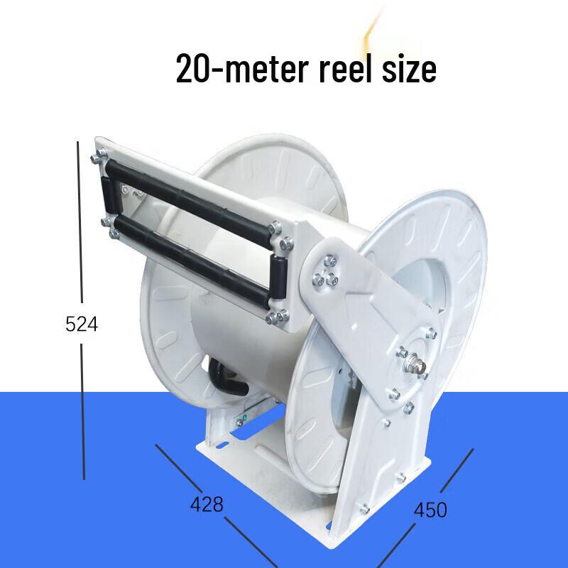 Automatic Retractable Fuel Hose Reel CN plug (adapter included)