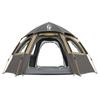Men's Wolf Outdoor Instant Tent - Hexagonal, Anti-Mosquito, Windproof, Rain Resistant, 4-Sided Mesh Windows
