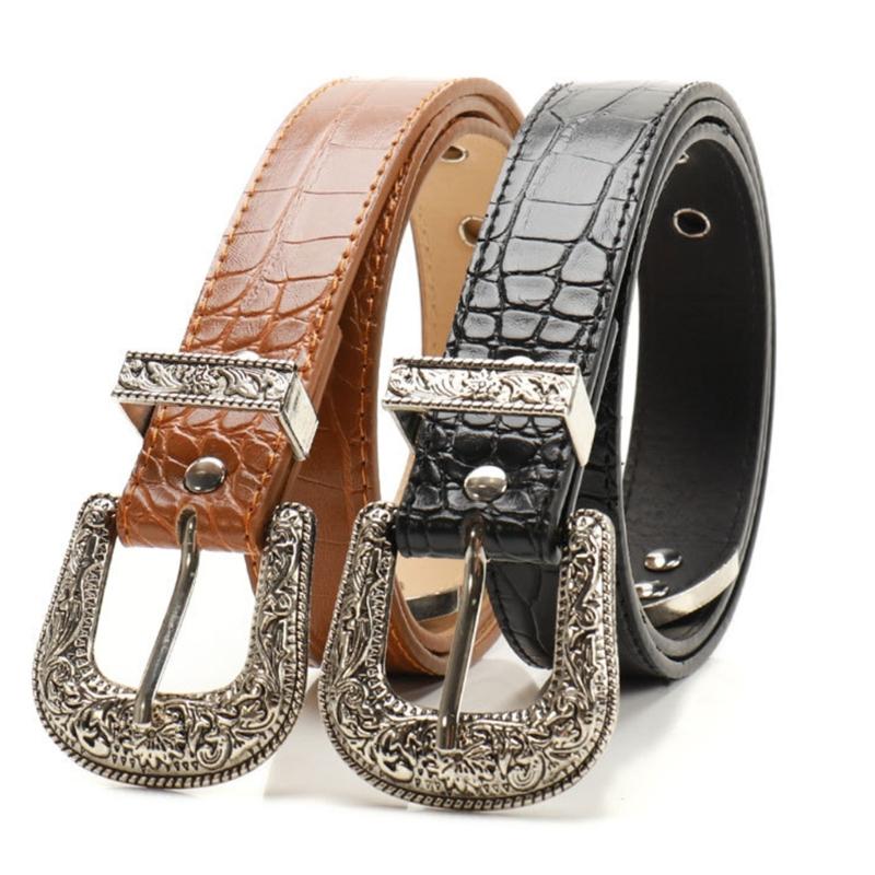 Timeless Women's Belt Stylish PU Leather Strap Adjustable Waistband For Dresses Jeans Casual Outfits