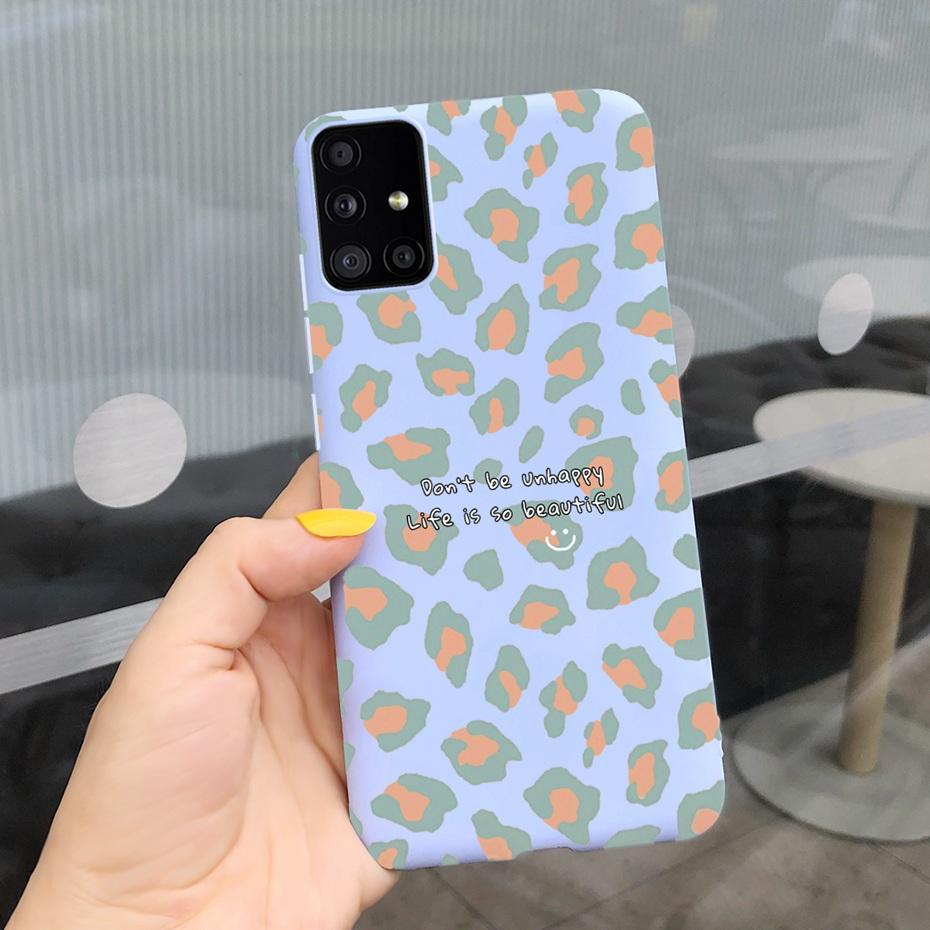For Samsung Galaxy A51 5G SM-A516B Lovely Printing Jelly Phone Case Soft Silicone TPU Back Cover For Samsung A51 5G UW SM-A516V
