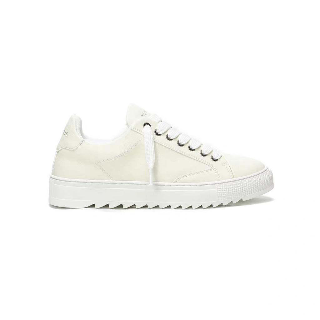 Nieuwe Lichte Koppel Lage Top Board Shoes Met Gespatte Inkt Print Dikke Zool Om Hoogte Te Vergroten, Casual Witte Schoenen