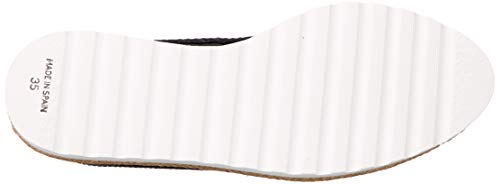 Bontre Women's Jute Platform Lace-Up Shoes, Black, Size 22.5cm, 05702BLK35