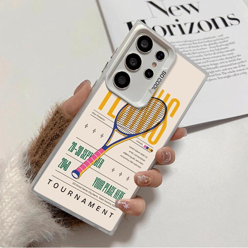

Tennis Sport Soft Phone Case for Samsung Galaxy S24 S25 FE S26 Edge S23 Ultra S22 Plus S21 + Shockproof Cover Back Shell Samsung S25 Ultra