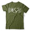 Nurse Doctor Medical LOVE Sign Student T-shirt Stethoscope Pattern Unisex T Shirt Men Women Fashion Crewneck Cotton Tee Tops