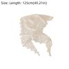 Slim Fit Hip Curtain Lace Trim Apron Wrap Skirt Trendy Triangular Headscarf  Women