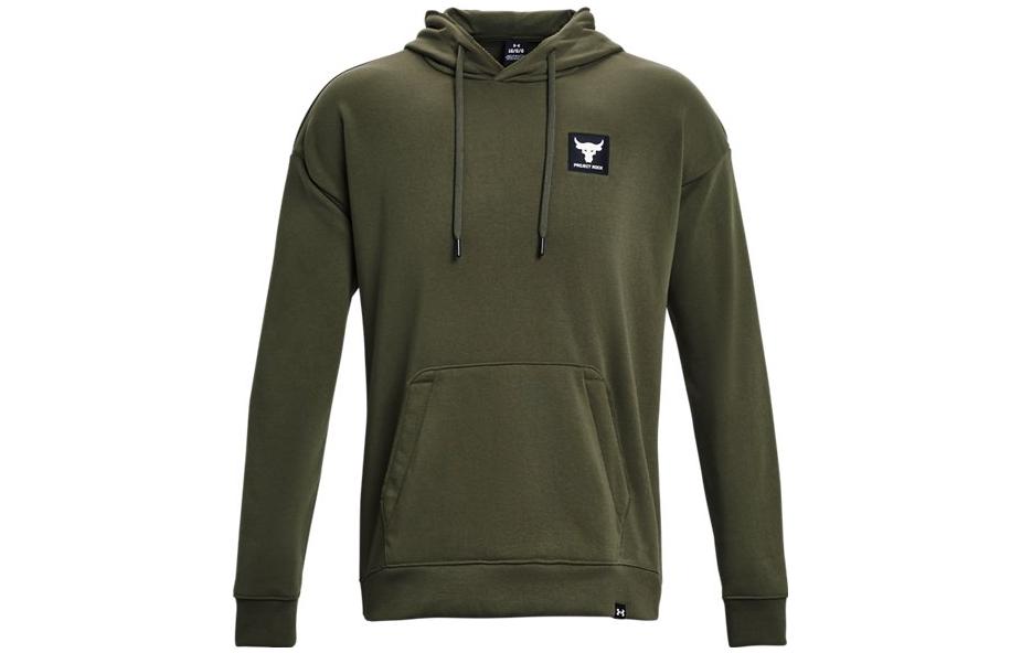 Under Armour Johnson Sweatshirts Men s Green Hooded Moderate Regular 1380541-390 L
