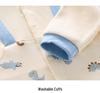 Nation's Top-Selling: Antibacterial Cotton Baby Bodysuit for Spring & Autumn - Long Sleeve, Perfect for Crawling & Home Wear.